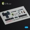 KELIK K72095 J-20 Mighty Dragon - interior 3D decals for Dream Model kit 1/72